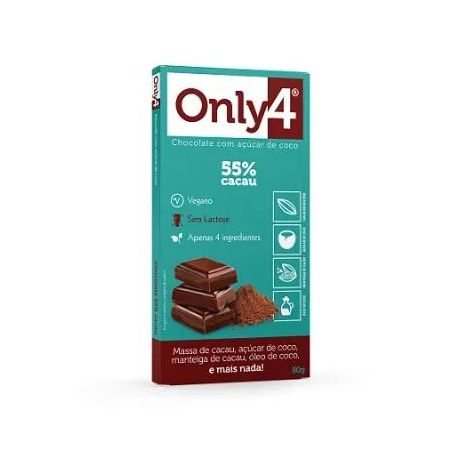 CHOCOLATE ONLY4 55% CACAU 70G
