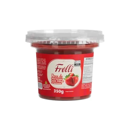 Doce de morango com maca frelli 350g