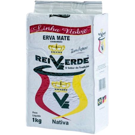 Erva mate rei verde 1kg vacuo nobre nativa