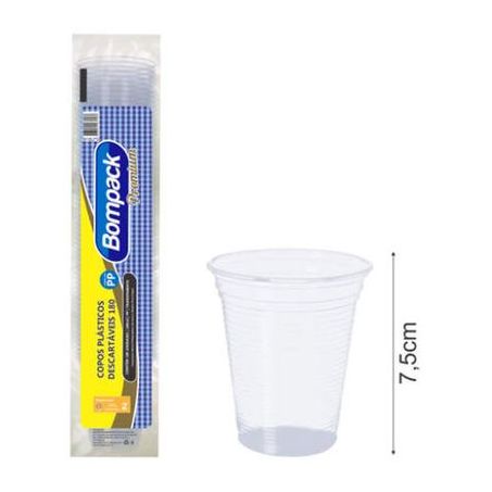 Copo bompack 180ml branco