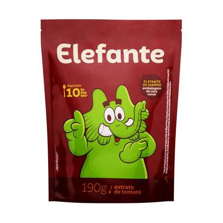 EXTRATO TOMATE ELEFANTE SACHE 190G