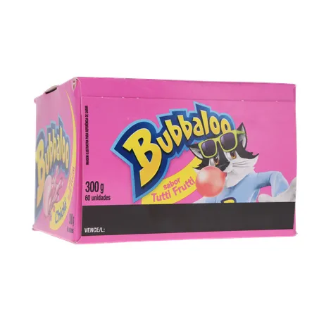 Chicle Bubbaloo Tutti Frutti 60 Unidades 5g 360-25