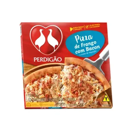 Pizza perdigão frango com bacon caixa 460g