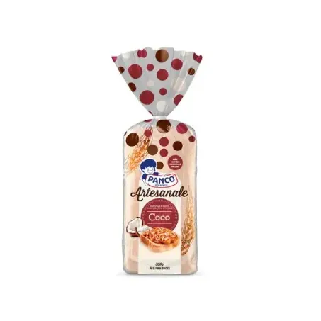 Pao panco forma artesanale coco 350g