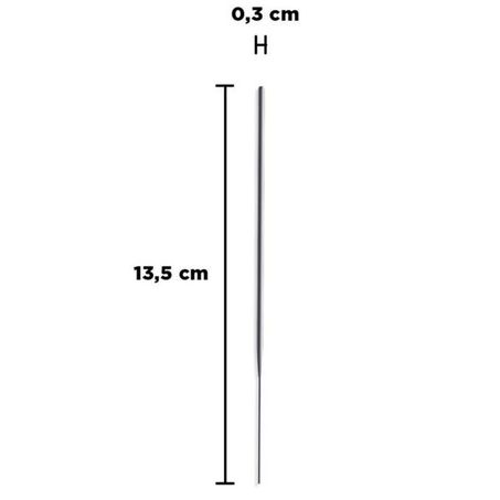 Vela Estrela Prata Regina 13,5cm Com 4 Unidades 360-3