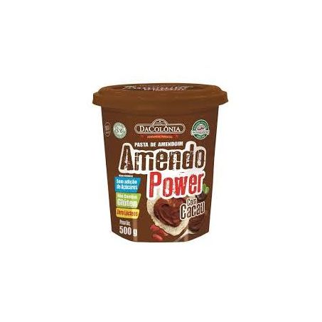 Pasta amendoim amendopower cacau 500g