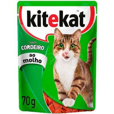 Racao gato cordeiro kitekat 70g