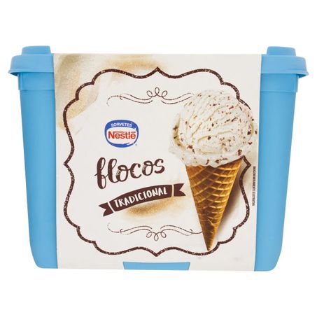 Sorvete Nestle Tradicional Flocos 1,5l