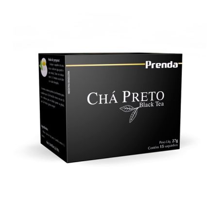 CHA PRENDA 15UN 27G GOLD PRETO