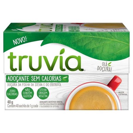 ADOÇANTE TRUVIA STEVIA/ERITRITOL C/50UN 25G