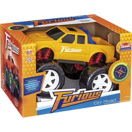 Carro Off Road Furious Usual Sortido - Ref. 644