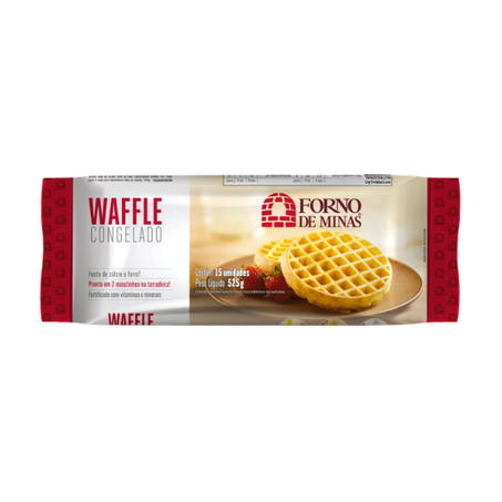 WAFFLE FORNO MINAS 525G TRAD