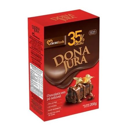 Chocolate em Pó Dona Jura 35% Cacau 200g