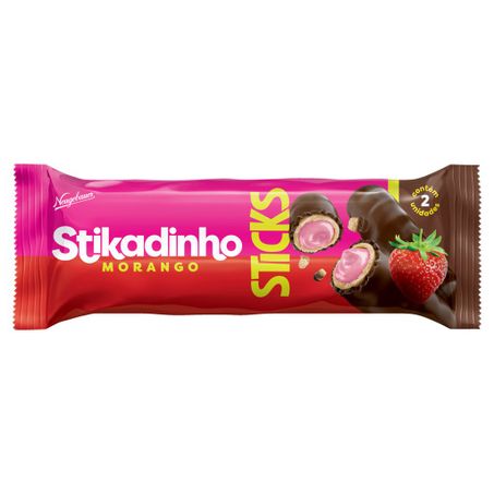 Chocolate Stikadinho Sticks Morango 29g