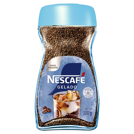 Café-solúvel Nescafé 100g - Gelado - Vidro