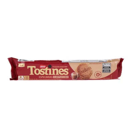 Biscoito Recheado Tostines Especiarias Cappuccino 140g