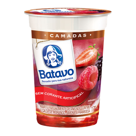 IOGURTE CAMADAS FRUTAS VERM BATAVO 100G