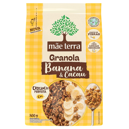 Granola Mãe Terra Banana e Cacau 800G 360-2