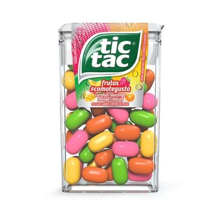 PASTILHA TIC TAC FRUTAS 16G