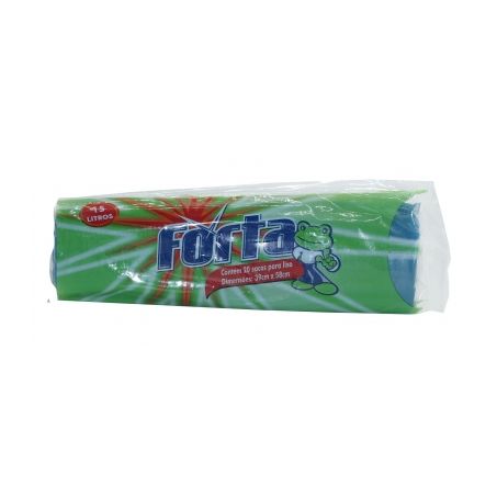 Saco para lixo forta rolo c-20 15lt