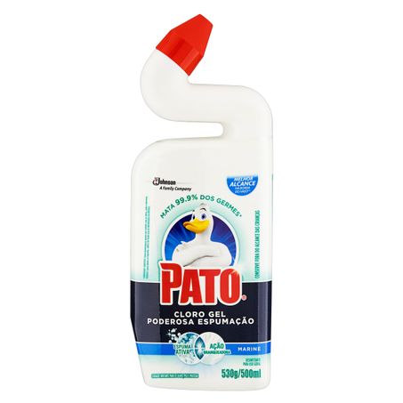 DESINFETANTE USO GERAL CLORO GEL MARINE PATO PODEROSA ESPUMAÇÃO