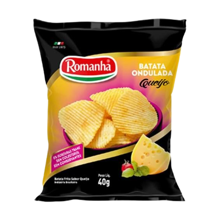 BATATA FRI ROMANHA ONDULADA QUEIJO 40G