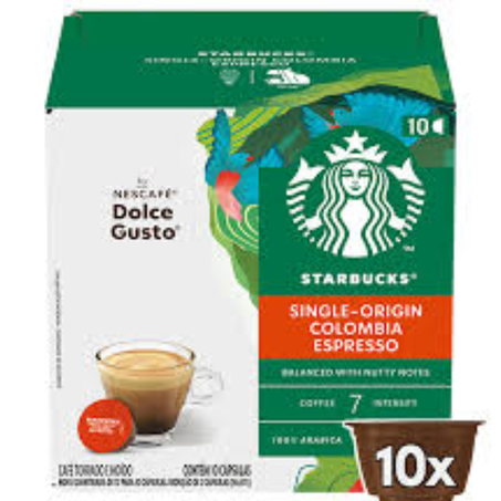Capsulas cafe dolce gusto 10un single origin colombia