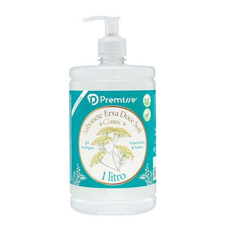 Sabonete Líquido Premisse 1 Litro - Eco Blue e Soft - Erva Doce - Pump