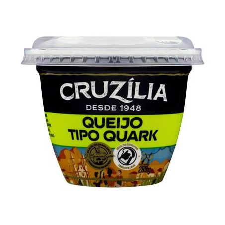 Queijo Quark Cruzília Pote 280G