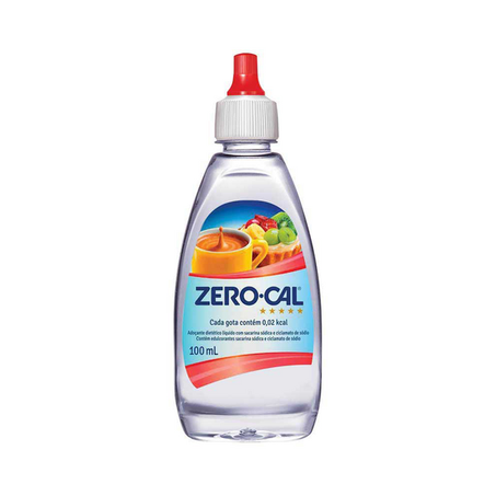 Adoçante líquido zero cal frasco 200ml