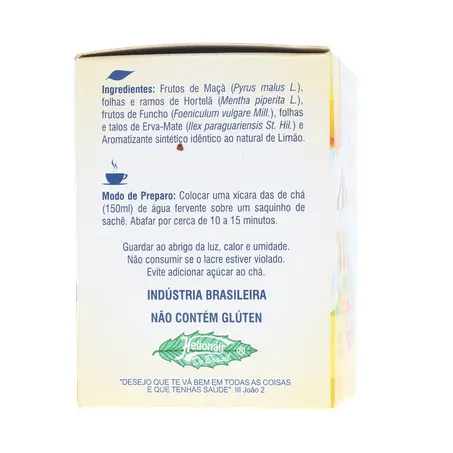 Chá Misto Chileno Maçã com Hortelã Sachê 1.2gr - Caixa com 10un - 12gr 360-28