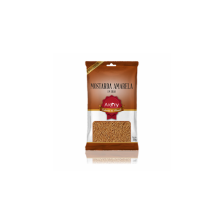 MOSTARDA AMARELA EM GRAO AROMY 50G