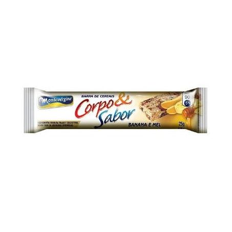 CEREAL MONTEVERGINE CORPO E SABOR BANANA 25G