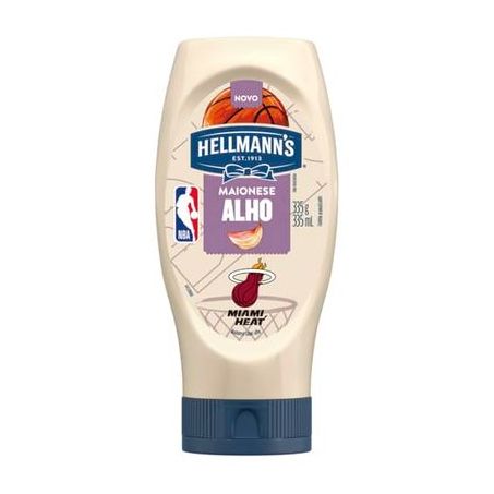 Maionese alho nba helmanns 335g