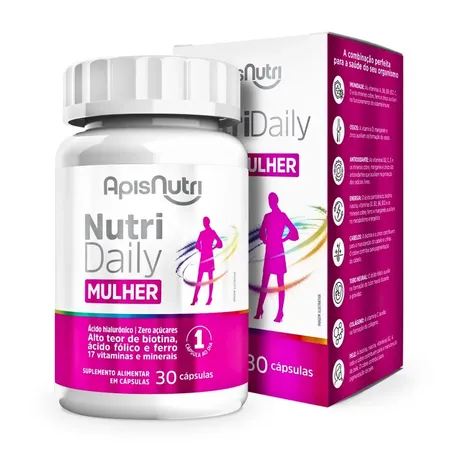NUTRI DAILY POLIVITAMINICO MULHER 30 CAPS