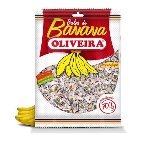 BALAS DE BANANA OLIVEIRA 150G