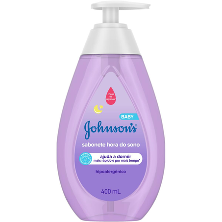 Sabonete Líquido Johnsons Baby 400ml - Hora do Sono