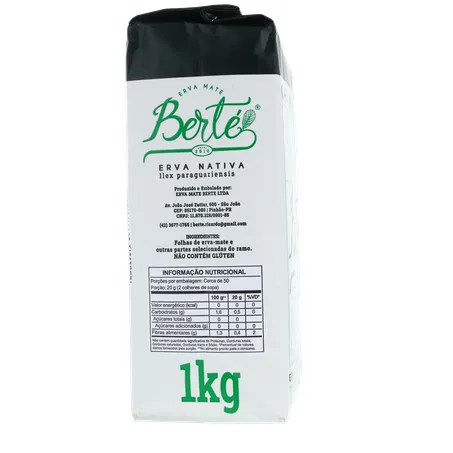 Erva mate berte s-acucar 1kg 360-10
