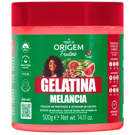GELATINA ORIGEM FRUTAS 500G MELANCIA