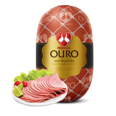 Mortadela Perdigao Bolonha Ouro Fatiada Kg