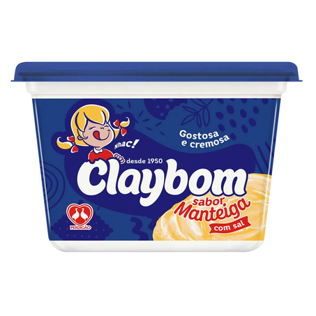 MARGARINA CLAYBOM C/SAL SABOR MANTEIGA 500G