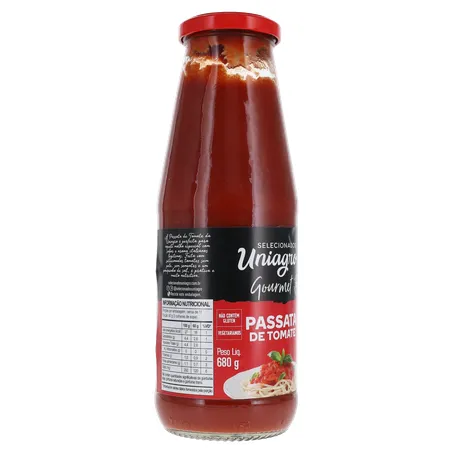 MOLHO UNIAGRO 680G TOMATE PASSATA 360-32