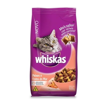 Racao whiskas 500gr