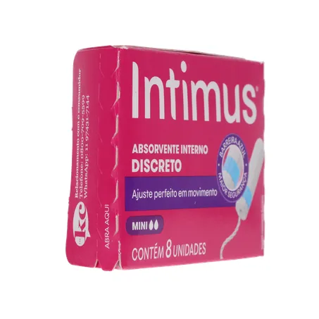 Absorvente Interno Intimus Mini C/ 8UN 360-30