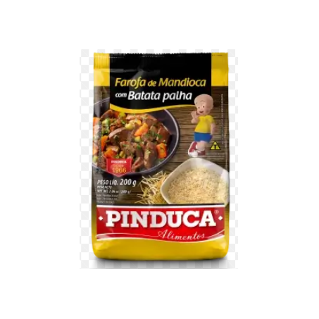 Farofa pronta pinduca 200gr batata palha