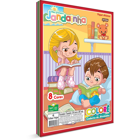 Caderno Jandaia 48 Folhas - Meu Primeiro Jandainha - Ref. 4424277