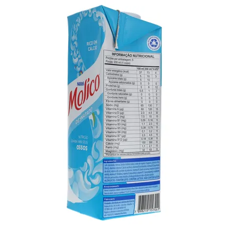 Leite Longa Vida Molico Desnatado Cx 1l 360-24