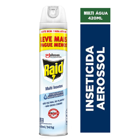 INSETICIDA RAID AERO MULTI INSETOS CITRONELA 420ML