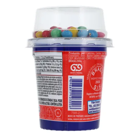 Bebida Lactea Carolina Bibi Bit's Vermelho 125g 360-20