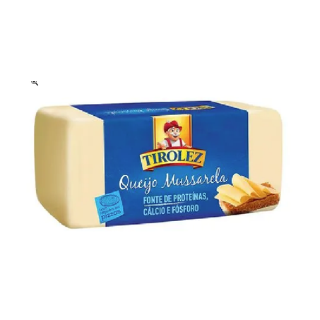 QUEIJO TIROLEZ KG MUSSARELA PED/PECA